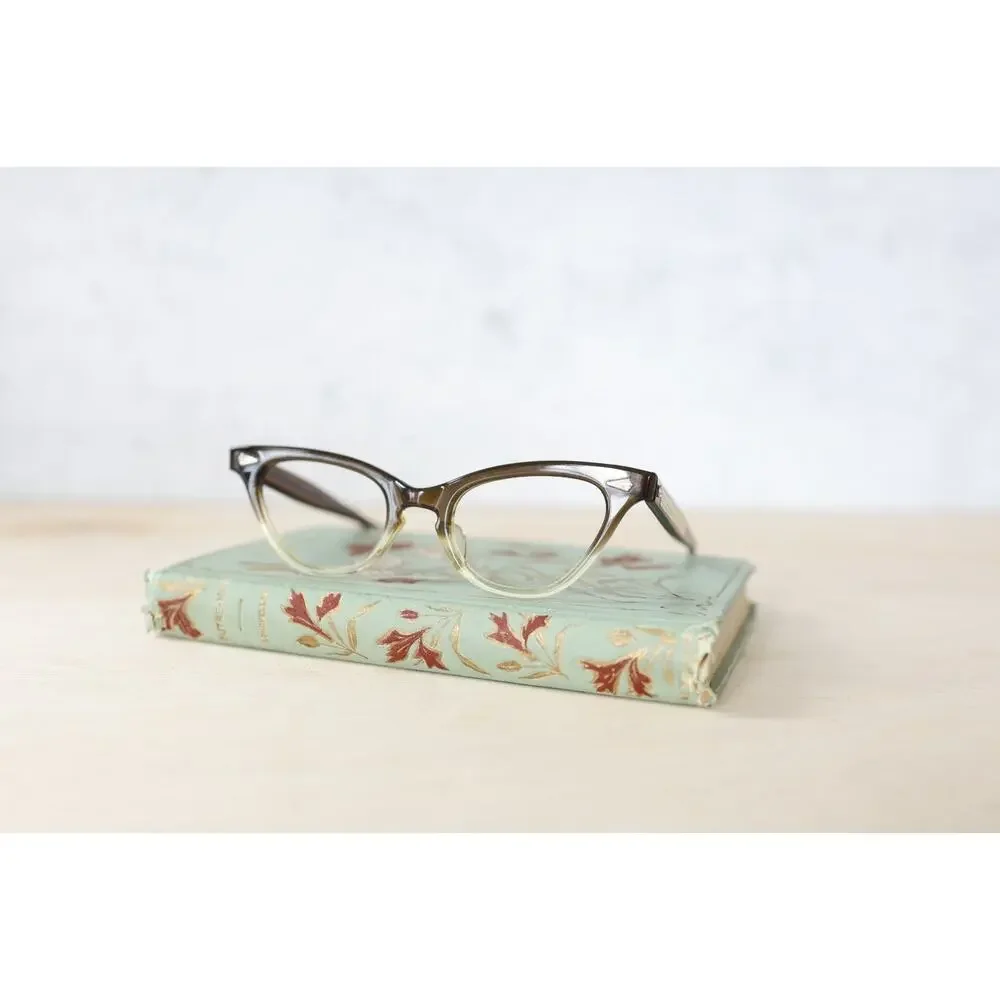 Vintage Graceline Cat eye rockabilly eyeglass 1960s Pin up NOS